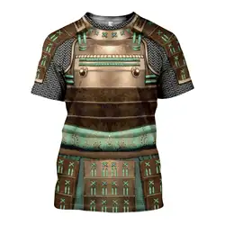 Camiseta Caballero Templario 3D QS30 – Armadura estampada para hombre