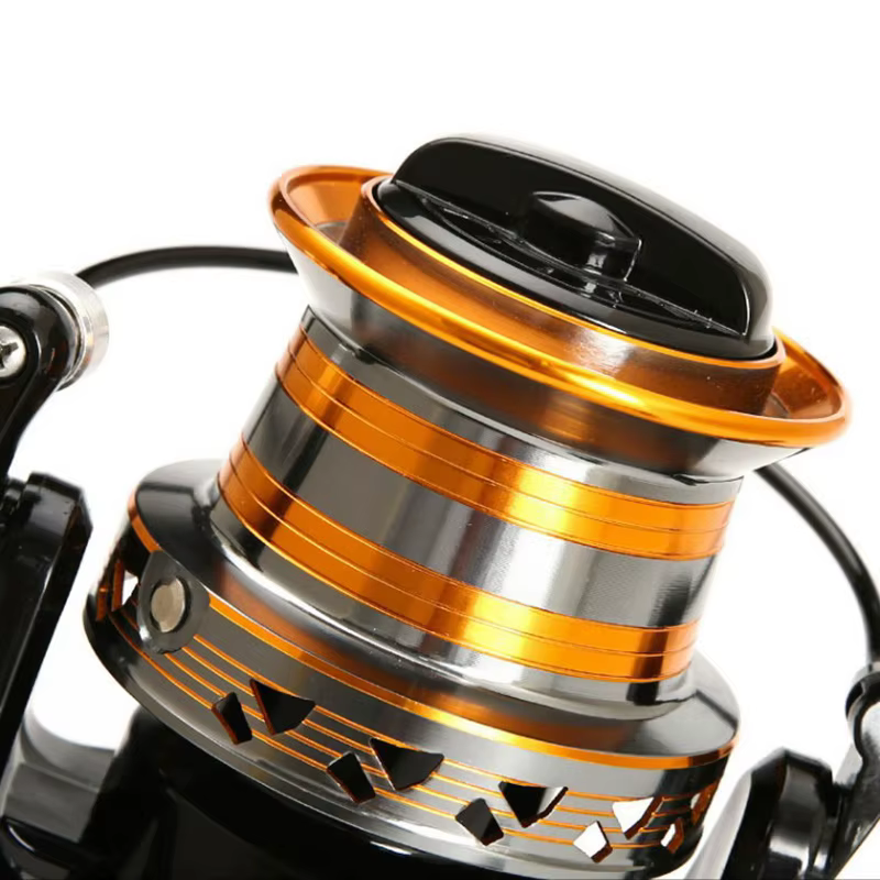 Carrete DH 9000-12000 – Bobina biselada metal pesca agua dulce - imagen 5