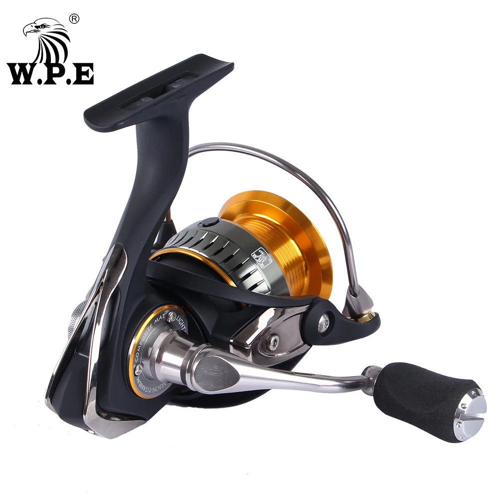 W.P.E-carrete de pesca giratorio TS3500 resistente al agua, 10 + 1 boinas de bola, carrete de carbono ligero 5,1: 1, aparejos de pesca de agua dulce - imagen 2