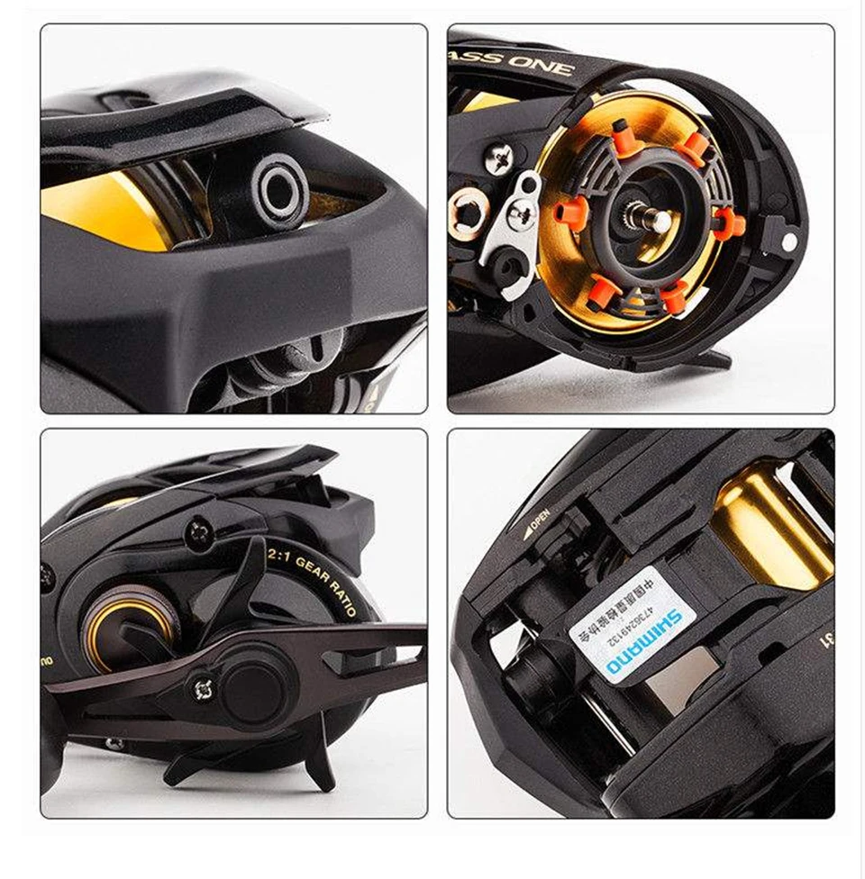 Carrete Baitcasting Shimano Bass One XT – Freno SVS y Rodamientos A-RB - imagen 3