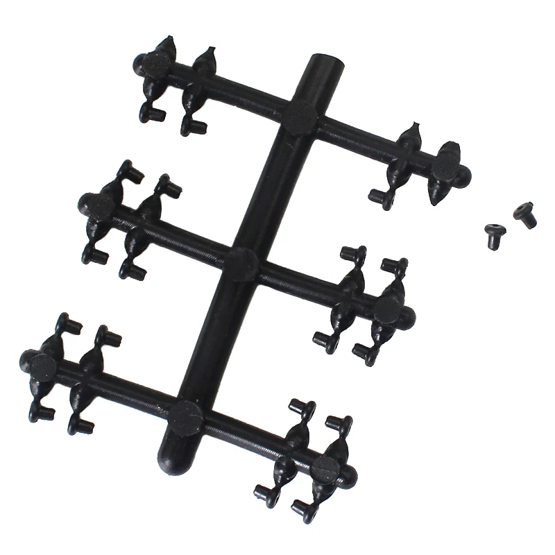 48 Uds. Accesorios de pesca de carpa, gancho de parada, cuentas negras para aparejo de carpa, pelo de pesca de carpa, Chod Ronnie Rig Pop UP Boilies Stop - imagen 2