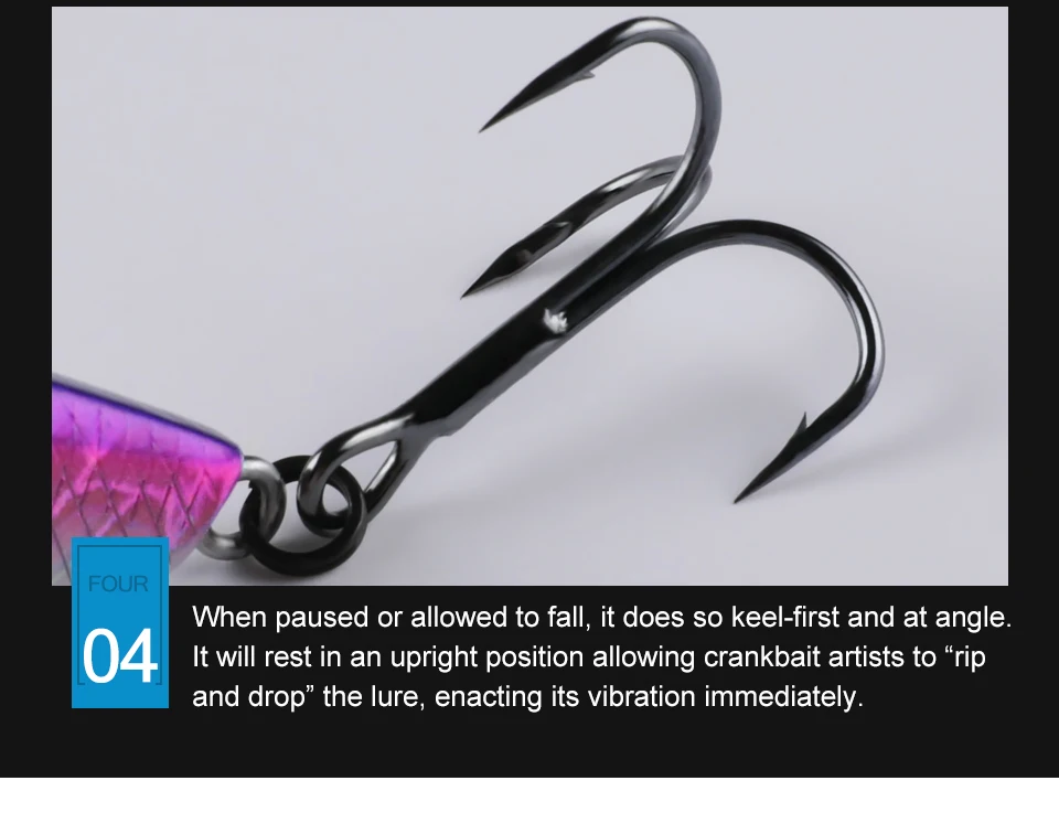 Este señuelo de pesca está diseñado para atraer cigüeñal y crear vibraciones para una pesca efectiva