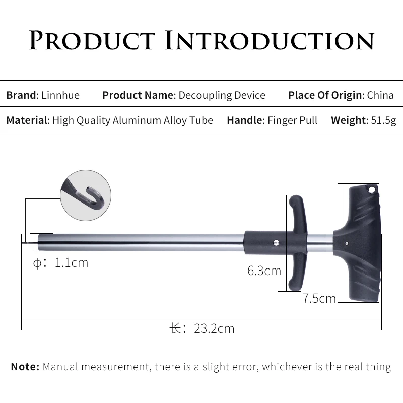 LINNHUE-Herramienta de pesca, dispositivo de desacoplamiento, fácil de quitar, señuelo de pesca, juego de pesas de 25kg - imagen 5