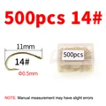 500pcs size 14