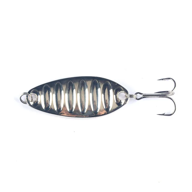 DHYJSFDC-cuchara giratoria de Metal, señuelo de pesca de trucha, cebo duro, lentejuelas de ruido, cebo Artificial, pequeño, giratorio de lentejuelas duras, 1 ud.