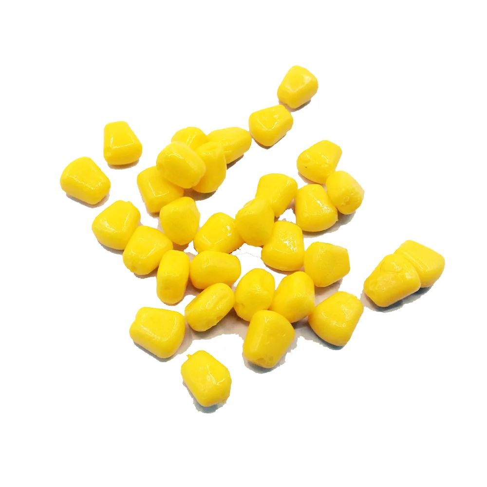 TIANNSII pesca de maíz Pop Up pesca de carpa cebos blandos sabor hierba carpa cebo flotante maíz Pellet suave señuelo maíz cremoso - imagen 4