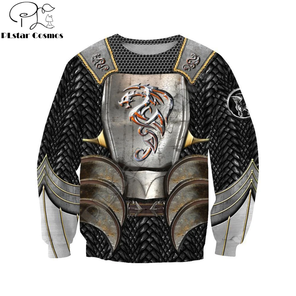 Dragon Knight Amor 3D – Sudadera con capucha unisex otoño invierno - imagen 3