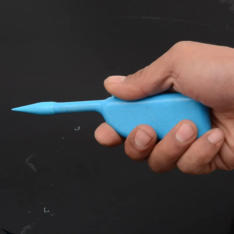 Clip de gusano de tierra portátil, cebo de pesca ABS, dispositivo de Clip de gusano de sangre, señuelo de pesca, accesorio de aparejos, bandas de goma 200, B457 - imagen 5