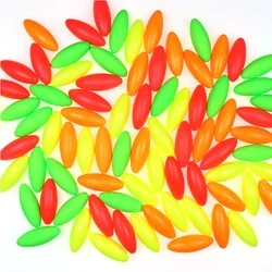 Boyas flotantes ovaladas coloridas pesca agua salada alta visibilidad