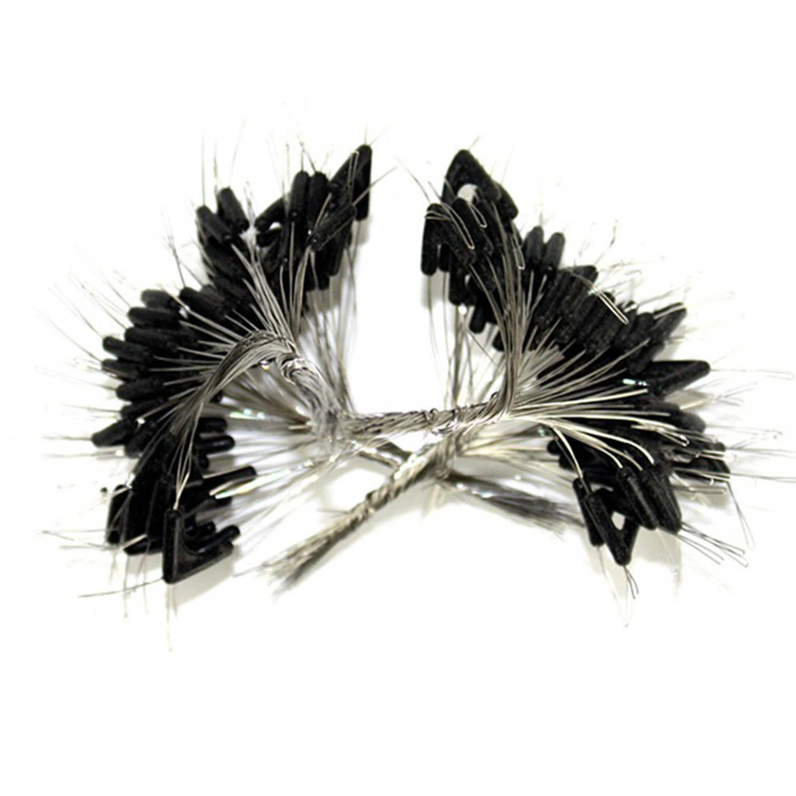 DNDYUJU dispositivo de Contactor de ganchos dobles, bifurcación espacial, ocho tipos, línea de frijol espacial, atado giratorio, herramientas de línea de pesca, 50 piezas - imagen 3