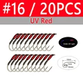 20PCS Red Sz 16