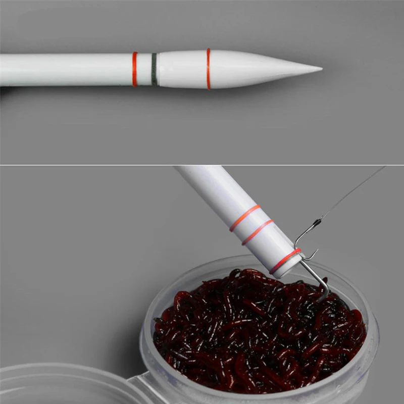 Señuelo de pesca portátil, cebo ligero, dispositivo de Clip de gusano de tierra, Clip de gusano profesional, herramienta de accesorios de aparejos de pesca, 1 unidad - imagen 5