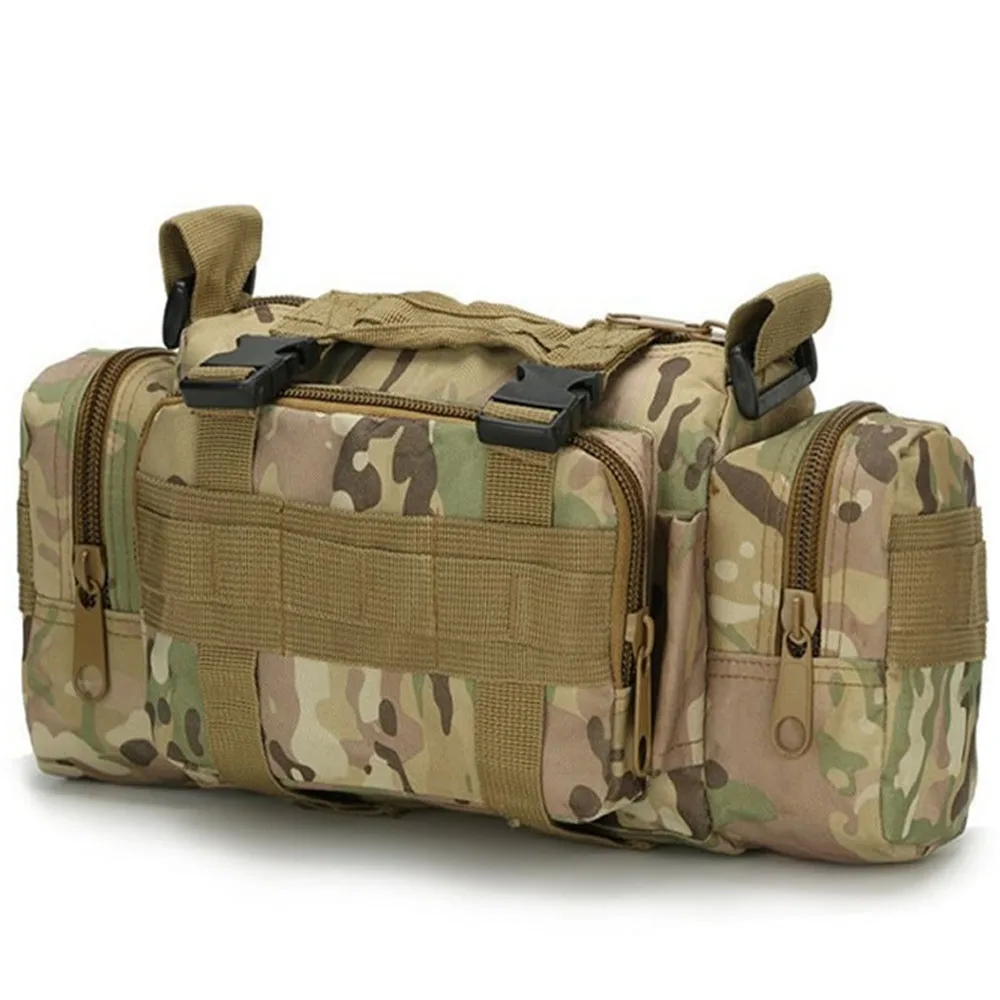 Bolsa de aparejos de caña de pescar, bolsa de almacenamiento de aparejos de pesca impermeable, funda para viajes al aire libre, bolso de hombro para caza, bolsas de pesca 35*14*18cm - imagen 5