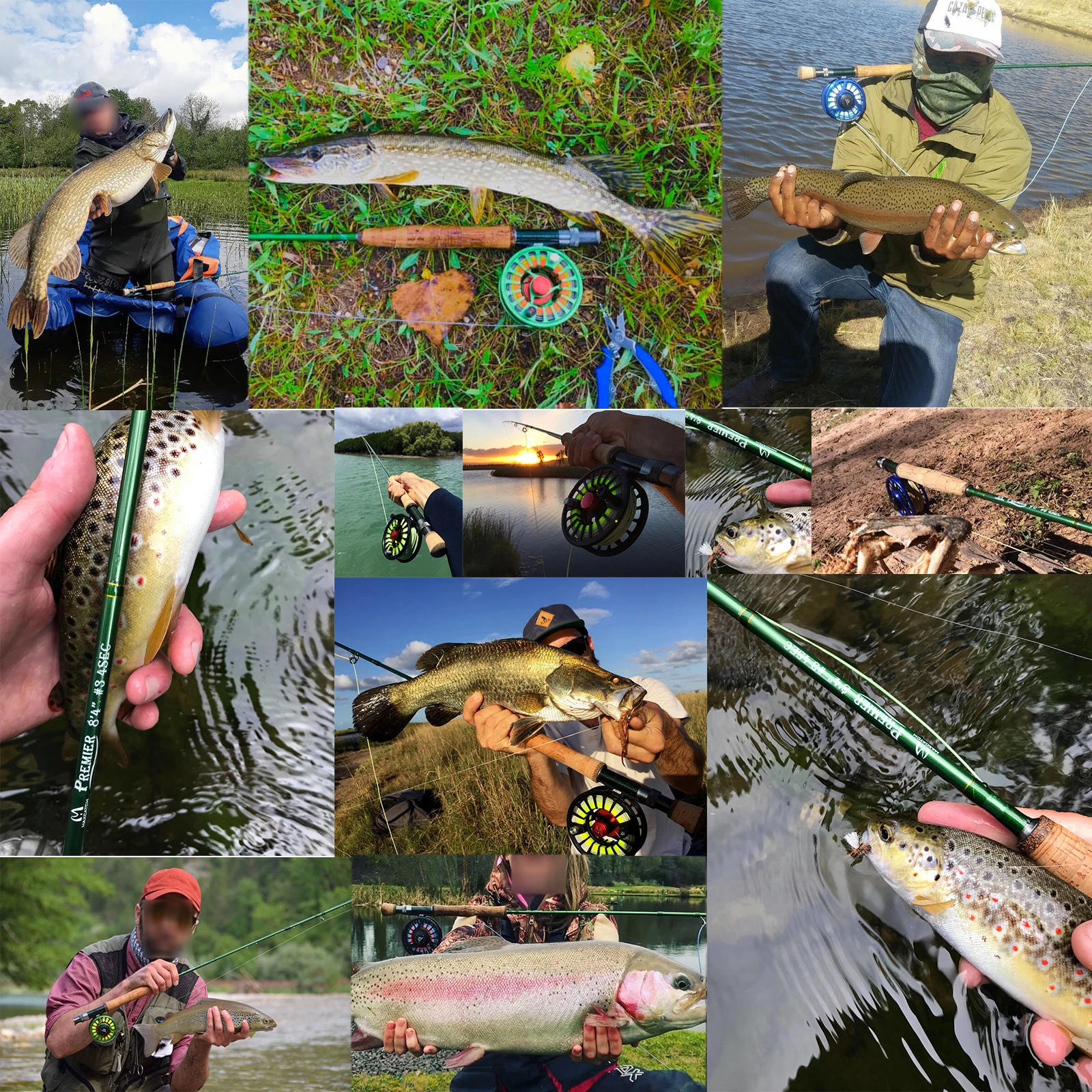 Maxcatch Premier-combinación de caña de pescar con mosca y carrete de mosca, conjunto completo de 4 piezas, juego de pesca con mosca de viaje ligero para principiantes - imagen 5