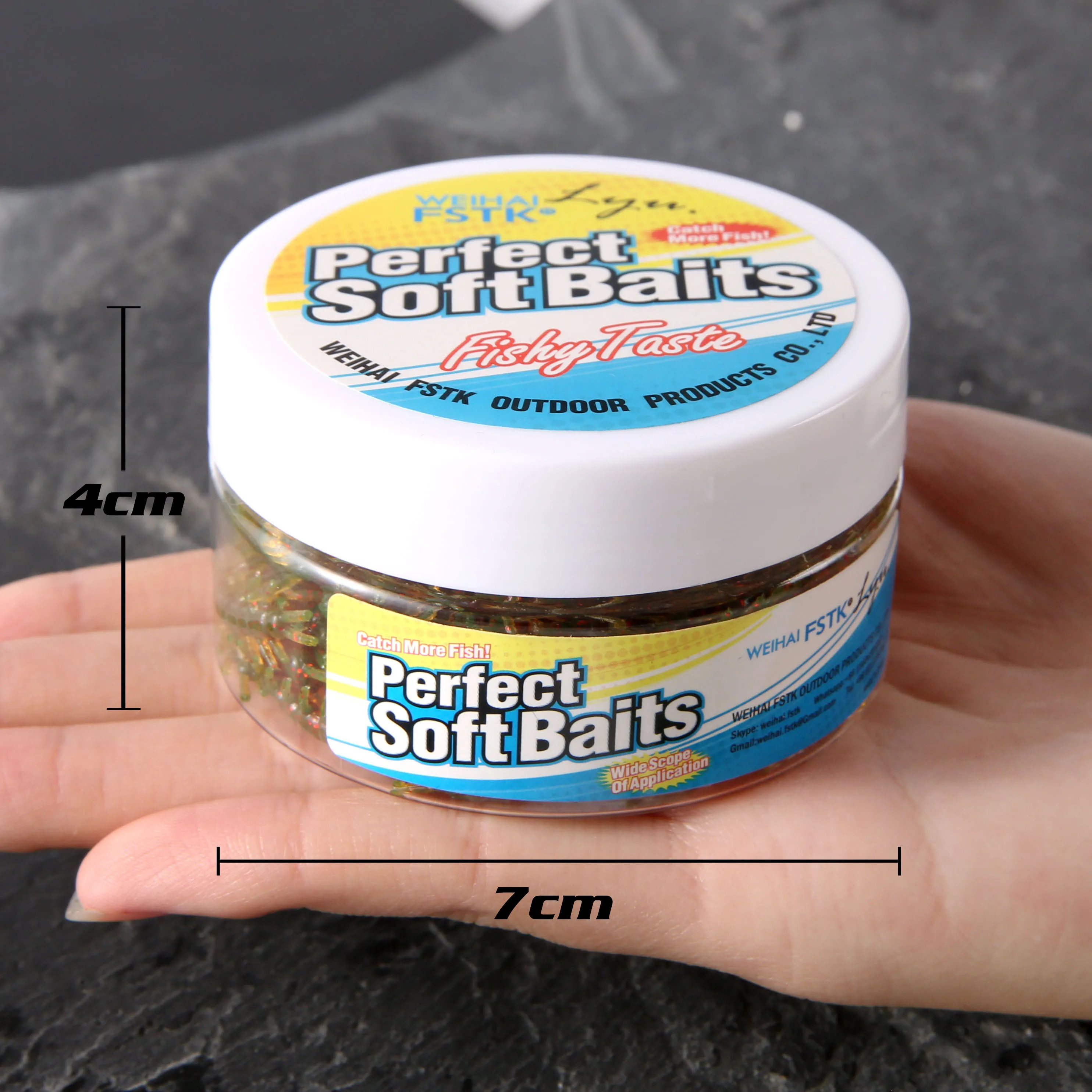 Cebos de gusano blando para pesca Artificial, tentáculo realista, gusanos, olor a pescado, terremotos, 55mm, 0,4g, señuelos blandos de gusano. - imagen 5