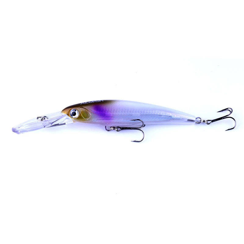 Señuelo de pesca Minnow Wobblers Isca Artificial, 17cm, 30g, CrankBait, curricán, lengua larga, buceo profundo, Lucio, 1 unidad - imagen 2