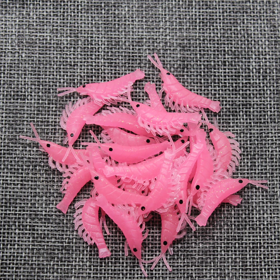 juguetes rosados en forma de camarones