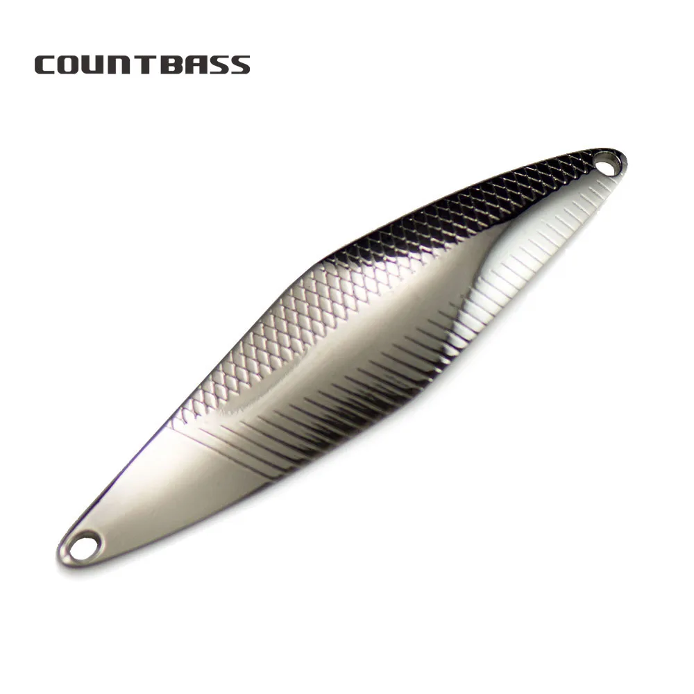 Countbass 10 Uds. Cucharas de pesca de salmón de latón en blanco patrón inconsistente tamaño 10g 3/8oz, cucharas de fundición DIY
