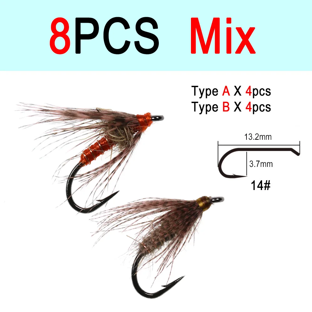 8pcs Mix