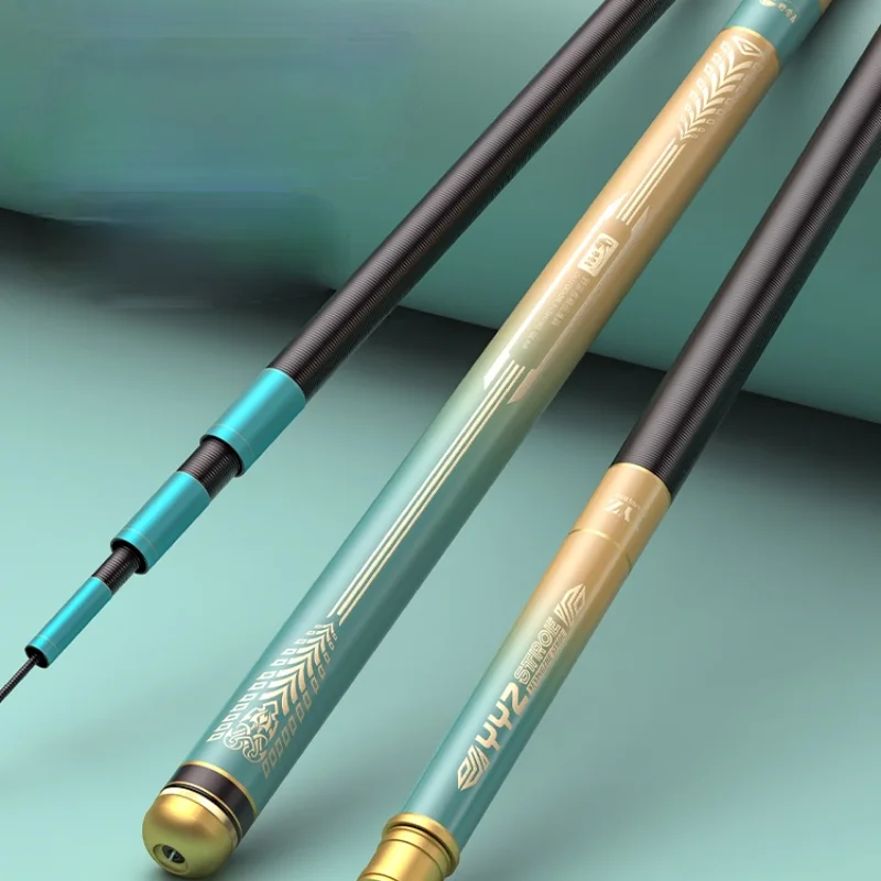 Caña De pescar De Taiwán, 3,6 m-7,2 m, 5H, 6H, dureza, para carpa, 28/19 Tonalty, aparejos De Pesca Olta De mano - imagen 2