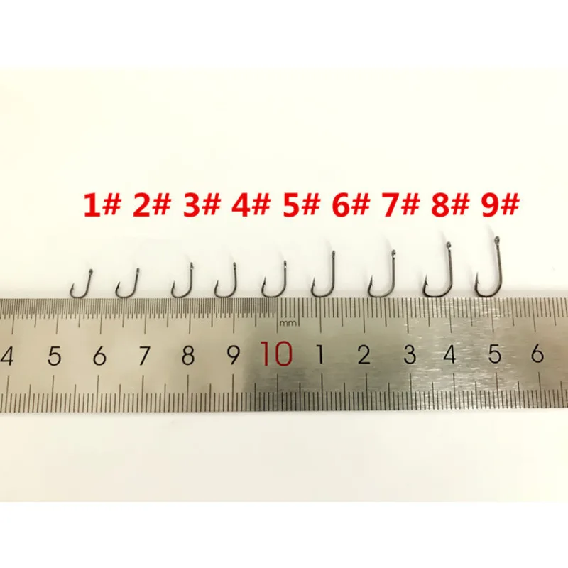 3000 unids/lote anzuelos con agujero de ojo, anzuelo de púas, aparejos de Pesca de carpa, accesorios, anzuelo de Pesca al por mayor - imagen 2