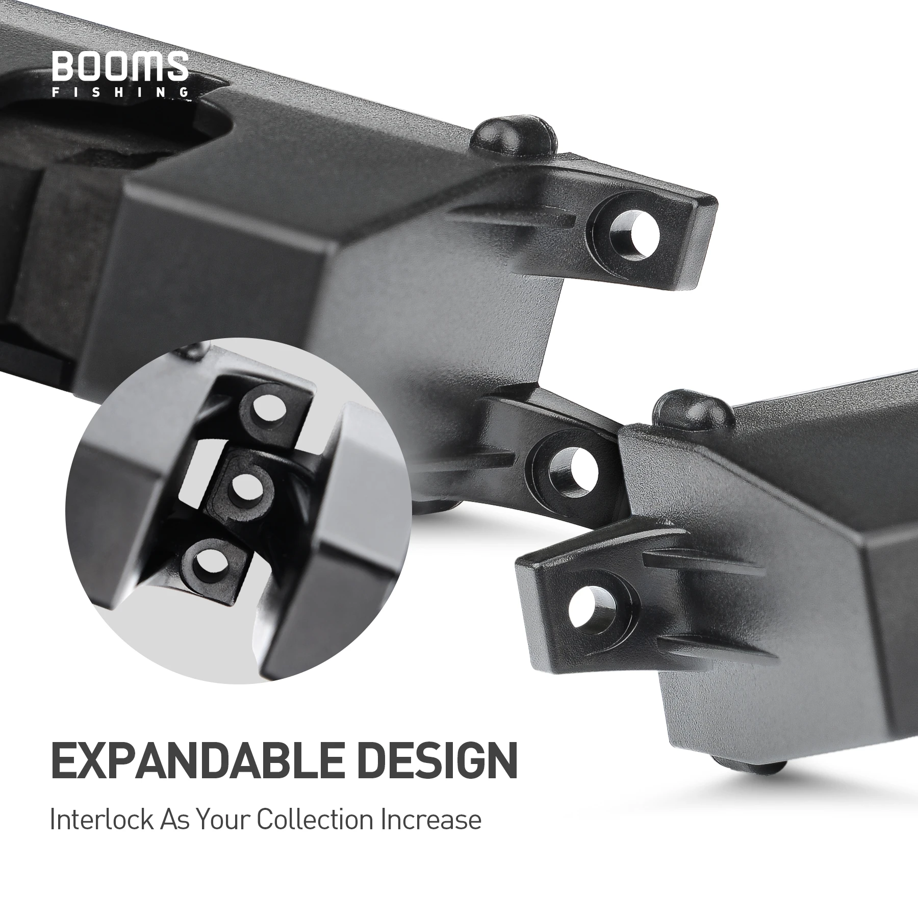 Booms Fishing WV1, estante Vertical de 6 cañas, soporte para caña de pescar, montaje en pared Modular para accesorios de herramientas de pesca de garaje - imagen 5