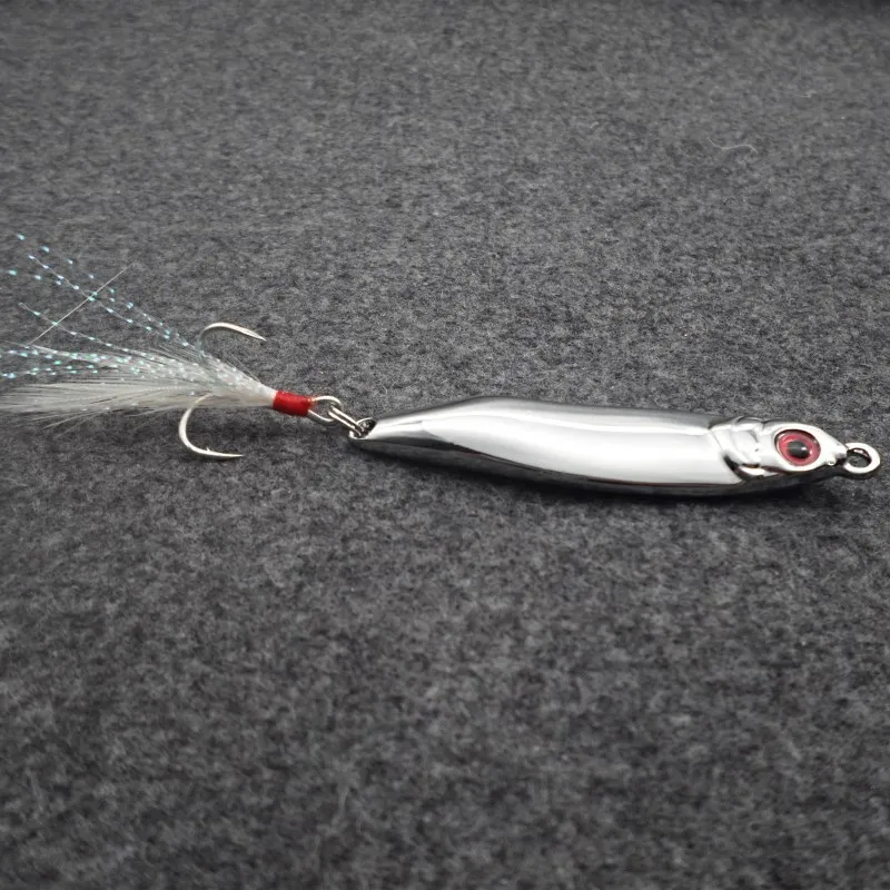 Señuelos de pesca Jigging de fundición superlarga, señuelo de cuchara para curricán, cebo para peces enfermos, lápiz de plantilla de Metal, 7g-20g, 1 pieza, venta - imagen 4