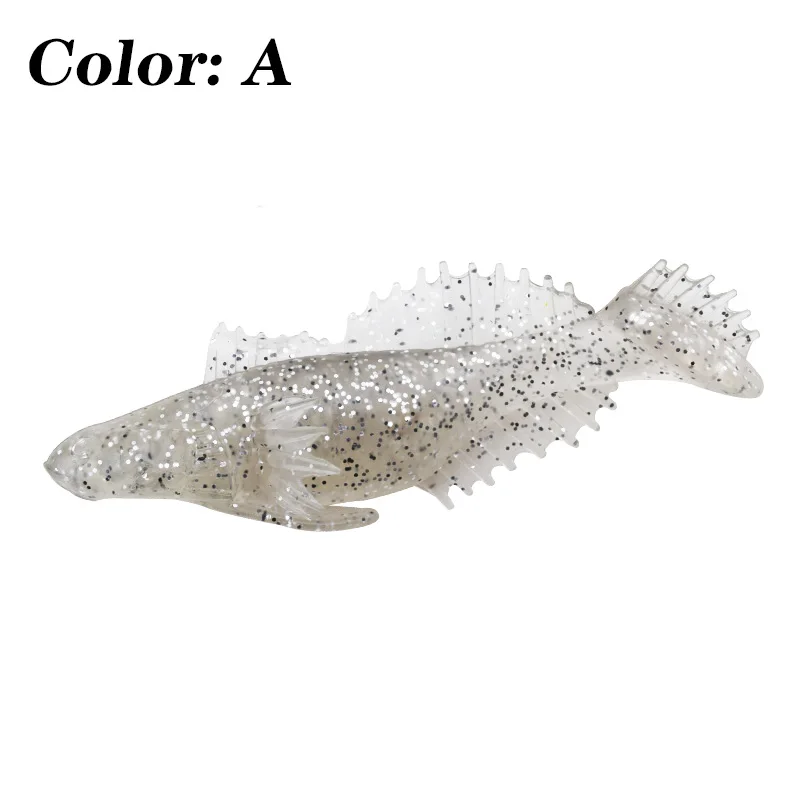 WDAIREN-Cebo suave 3D perfecto para pesca, 11cm, 19,5g, plástico de silicona, Swimbait, Shad Crankbait, uso para aparejos de pesca - imagen 3