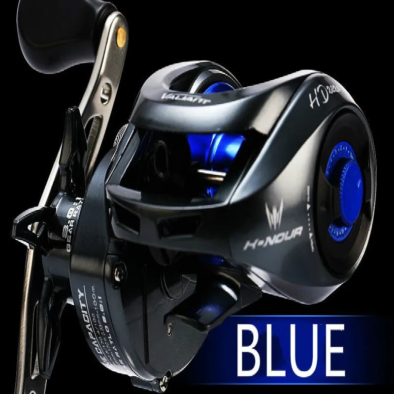 Rueda De Baitcasting 8,0: 1, línea De Pesca antipesca De alta velocidad, freno magnético anudado, 8KG, carretes De Pesca superligeros - imagen 5