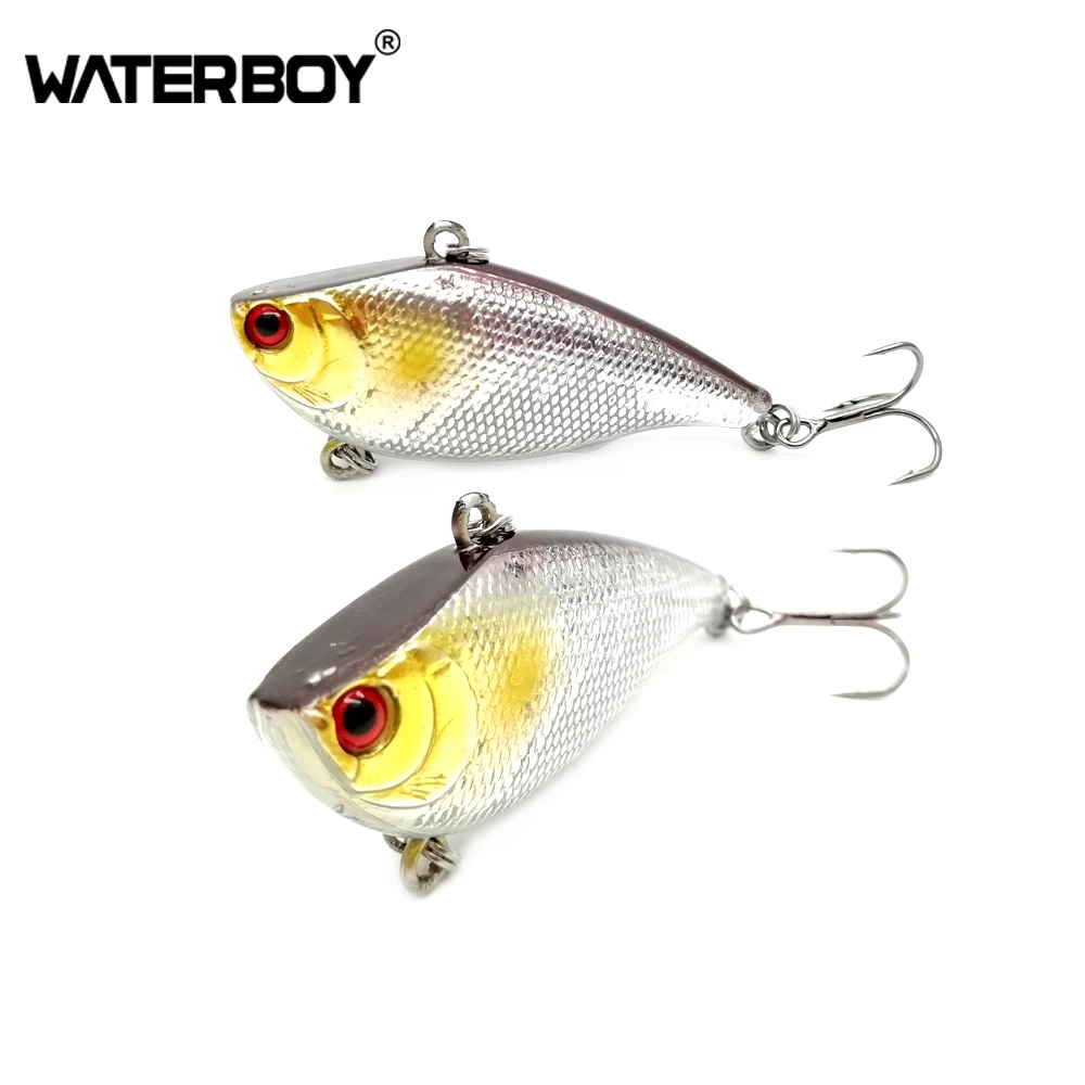WATERBOY-SEÑUELOS duros VIB de invierno, anzuelos triples de 5,5 cm y 10g, Crankbait, aparejos de pesca Wobber - imagen 4