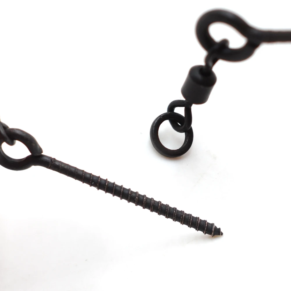 MNFT 12 Uds 35mm tornillos de cebo de carpa Señuelos de pesca giratorios americanos tornillos de cebo para maíz falso Pop Up Zig espuma accesorios de pesca de carpa - imagen 3