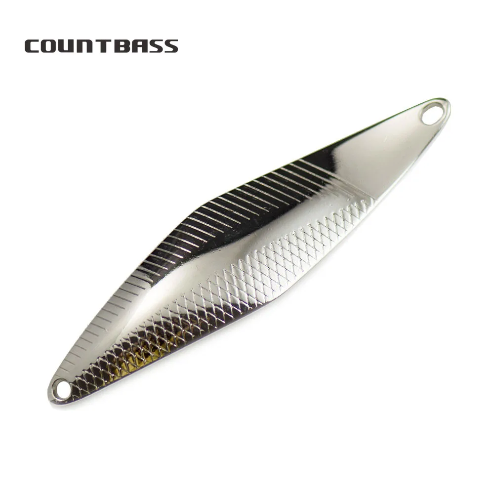 Countbass 10 Uds. Cucharas de pesca de salmón de latón en blanco patrón inconsistente tamaño 10g 3/8oz, cucharas de fundición DIY - imagen 2