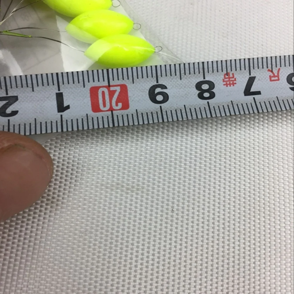 Miniflotador de pesca tradicional, Seven-Star, ovalado, plástico, bolas espaciales, fácil de usar, tapón flotador y Material compuesto fijo, 5 Juegos - imagen 4
