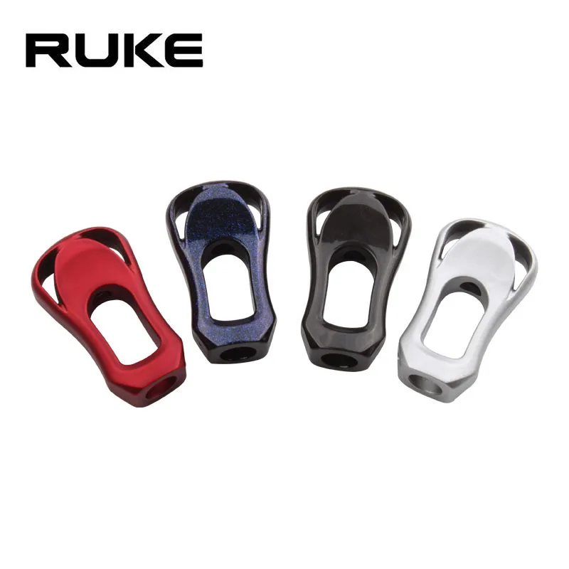 RUKE, 1 pieza, perilla de mango de carrete de pesca, traje de fibra de carbono, longitud de carrete Dai, 35mm, peso 3,7g, incluye 2 uds. De rodamientos, 4 Uds. De arandelas, carrete DIY