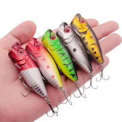 Señuelos de Pesca clásicos Popper Wobblers, 7cm, 10g, Mar Trolling Iscas, cebo duro Artificial Crankbait para Lucio, aparejos de Pesca, 1 unidad