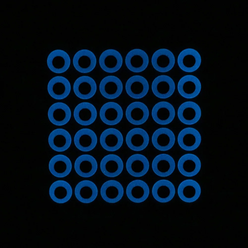 Bimoo-señuelo de pesca 3D, ojo de pez epoxi, luminoso, Streamer, plantilla de cebo, ojos artesanales con pegamento trasero, 500 Uds. - imagen 4