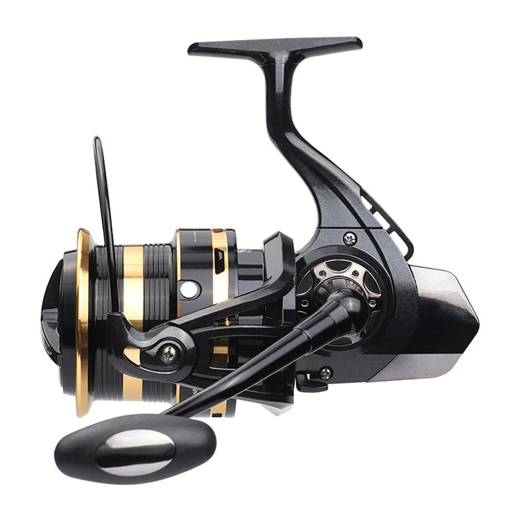 Carrete de Metal fuerte para Pesca de carpa, accesorio para pescar, 12 + 1BB, arrastre máximo 30kg