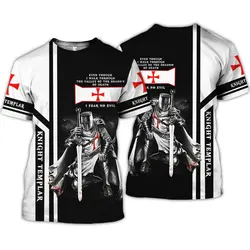 Templario Camiseta de pesca verano hombre – Estampado 3D