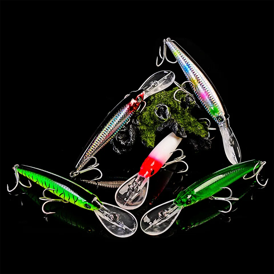 Señuelo de pesca Artificial, cebo de plástico con ojos 3D, 19,5 cm, 54g, Wobblers, para lubina, Crankbaits, 1 unidad - imagen 3