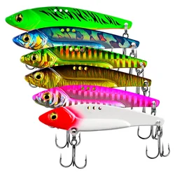 POETRYYI Señuelo VIB de pesca en metal con lentejuelas