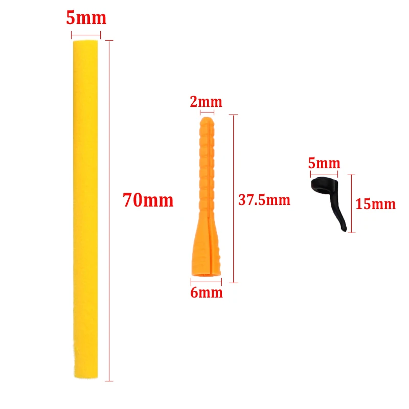 Anzuelo de pesca de carpa, Kit de cebo Zig Aligna para Zig Rig, ganchos de pelo para carpa, aparejos de pesca alimentadores gruesos para carpa, 12 Uds. - imagen 4