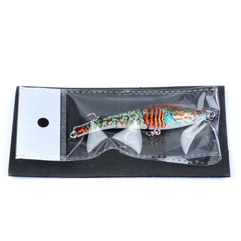 1 Uds 10cm 9g señuelo de pesca 3 Wobbler de hundimiento articulado para Lucio Swimbait Crankbait trucha lubina accesorios de pesca aparejos cebo - imagen 4