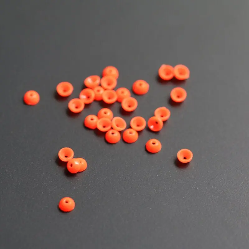 10000 Uds cuentas semicirculares luminosas Pesca espacial frijoles flotador bolas tapón noche luz de plástico accesorios de Pesca Pesca - imagen 4