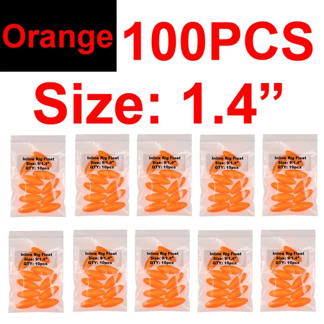 100pcs orange S