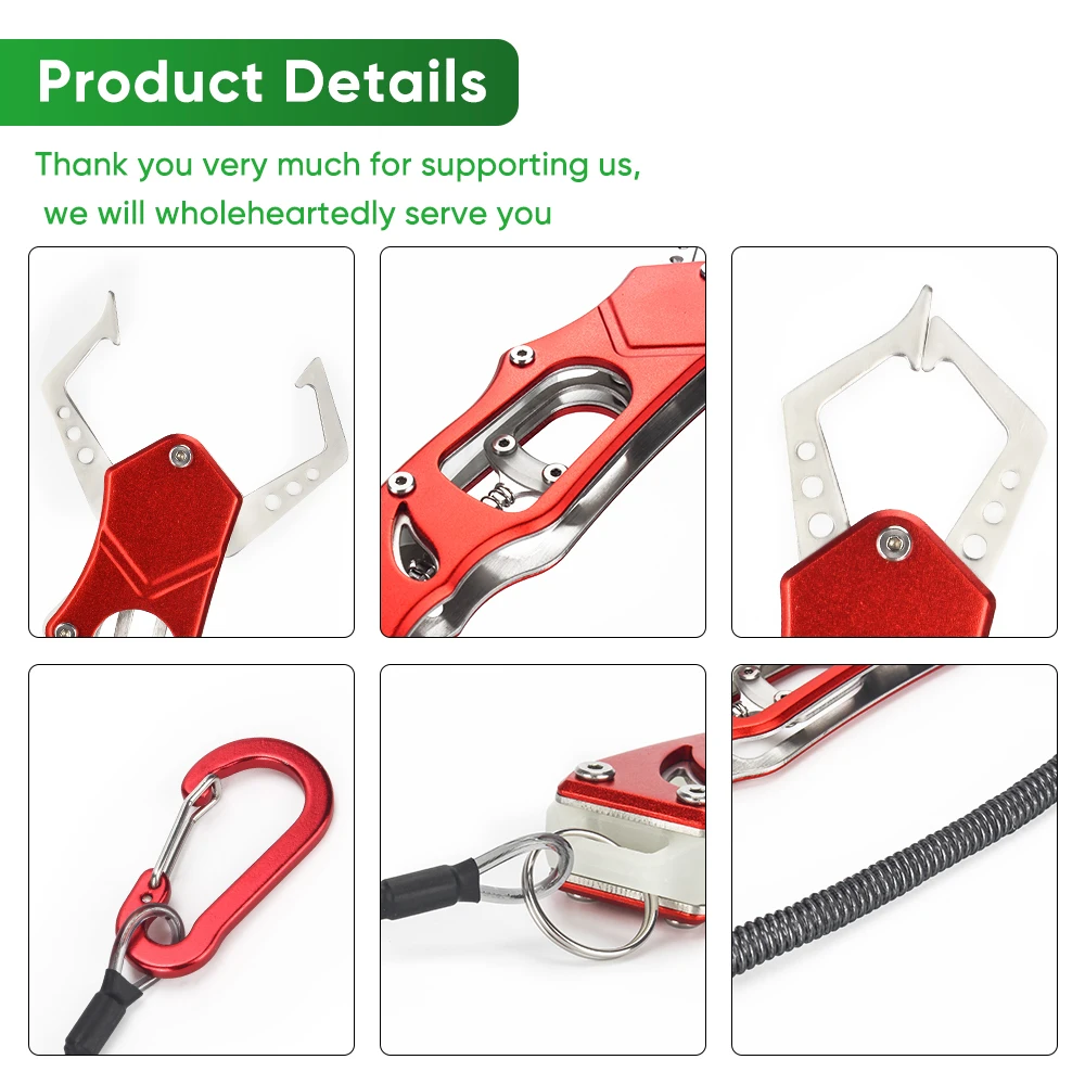 DNDYUJU-Juego de alicates de pesca de aleación de aluminio, aparejos de pesca, gancho de recuperación, cortador de línea, anillo dividido, accesorios de pesca - imagen 2