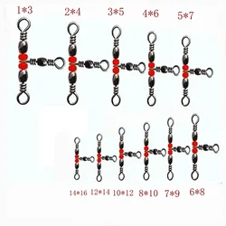 Conector de aparejo de pesca de mar trigeminal, accesorios de pesca con señuelos de cebo, de acero inoxidable, 2 uds.