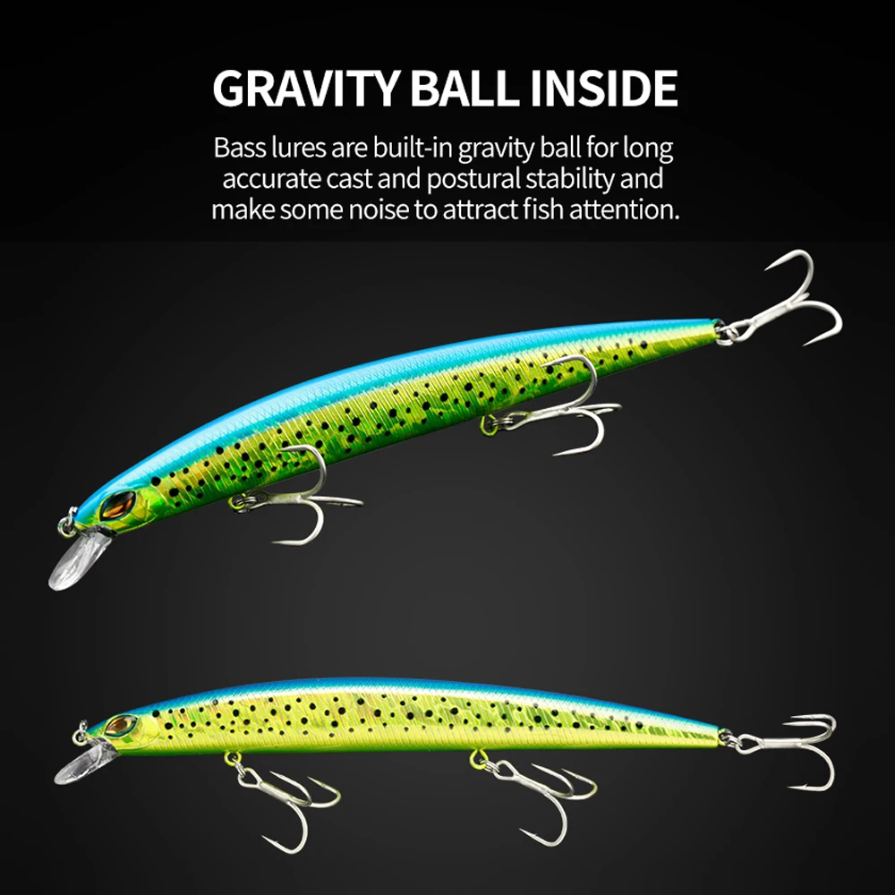 Johncoo Jerkbait suspendo 19 g – Señuelo para lucio - imagen 5