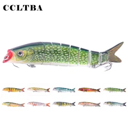 CCLTBA Minnow articulado Wobbler Swimbait para trucha