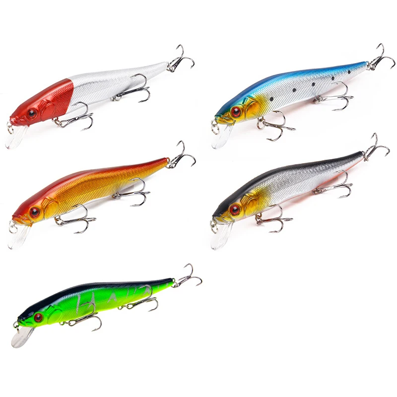 Señuelo de Pesca Minnow, 14CM, 23G, buceo, 0,5-1,5 M, cebo de Pesca, manivela de plástico, cebo duro, aparejos de Pesca, natación, Wobblers, 1 ud. - imagen 3
