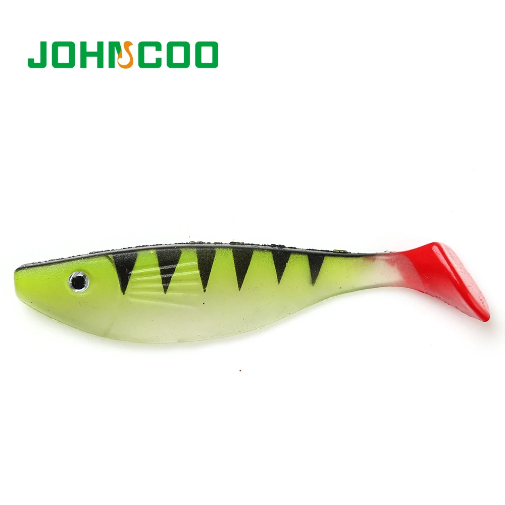Señuelo de pesca de goma para Sábalo, cebo Artificial de 110mm, 11,5g, cabeza de plantilla, suave, 3 unidades por lote - imagen 3